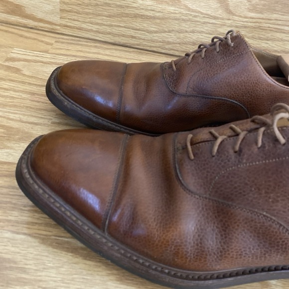 Crockett & Jones Barnet Mens US 11 1/2 Brown Leather Cap Toe Dress Shoes England main image 10